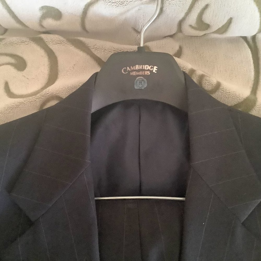 CAMBRIDGE Men's 100% Wool 2-pc Suit 44R